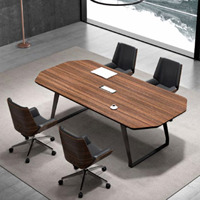 Table de conférence d'entreprise de style nouveau, personnalisée en usine