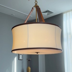 โคมไฟระย้าทองเหลือง6หัวสไตล์วินเทจสำหรับห้องนอนโรงแรมทำจากทองแดงสไตล์อเมริกันปรับแต่งได้ - Product Image 2