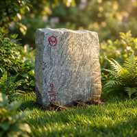 TY Shandong Granit Gris Blanc Naturel Écologique Moderne, Petite Dalle Brossée, Solution Complète pour Plans de Travail de Cuisine de Villa et de Parc