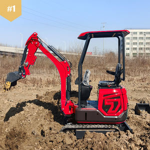सस्ती कीमत यूरो 5 छोटे 1.2 टन खुदाई खेत खेत माइक्रो बैगर मशीन के साथ रबर ट्रैक मिनी डिगर - Product Image 6