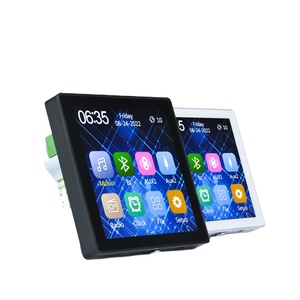 PW425E Pantalla táctil de 4 pulgadas Mini reproductor de música de alta fidelidad Amplificador de audio inteligente para <span class=keywords><strong>Bluetooth</strong></span> y Wifi Receptor de montaje en pared - Product Image 1