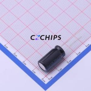 Condensador Electrolítico de Aluminio RGA331M1JBK-1020 de Montaje Pasante (THT), D10xL20mm 330uF 20% 63V 5mm - Product Image 1