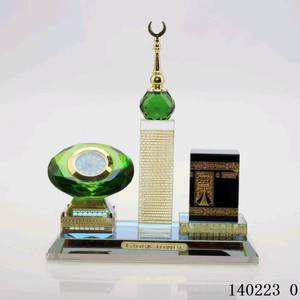 Natural crystal glass Kareem mosque crafts, Muslim holiday <b>table</b> decorations, Ramadan supplies - Product Image 2
