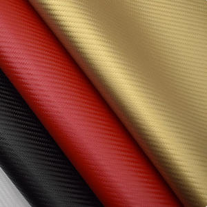 एंटी-यूव नरम 0.5 मिमी रेक्सिन नकली कार्बन फाइबर कार चमड़े के कपड़े के लिए सिंथेटिक पु कार्बन चमड़े - Product Image 4