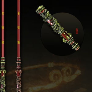 150CM Waffe RuYi Golden Cudgel Waffe Modell Legierung Prop Wukong Ornamente Mit Schwarzem Mythos Wukong - Product Image 3