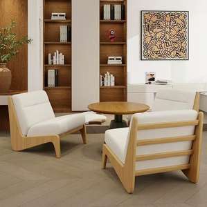 <span class=keywords><strong>Chaise</strong></span> confortable de salon de luxe chaises de réunion d'accent de loisirs faits sur commande meubles de salle d'attente d'hôtel chaises longues nordiques de chambre à coucher - Product Image 1