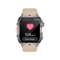 Montre connectée C41 PRO 2026 avec suivi du sommeil IP68, fréquence cardiaque, appels Bluetooth, suivi d'activité, appels vidéo, direction Qibla et carte SIM