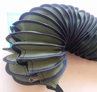 Bouclier de protection contre la poussière d'arbre télescopique circulaire en tissu imperméable cousu