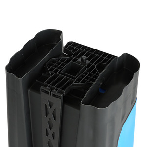 Poubelle intégrée à triple compartiment, à commande au pied, 12L, pour tri sélectif, usage intérieur - Product Image 2