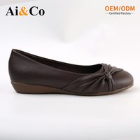 Chaussures décontractées tendance pour femmes, dessus en PU souple, nœud décoratif, mules compensées à enfiler, semelle extérieure antidérapante en TPR, pour le bureau, la marche quotidienne, absorption des chocs