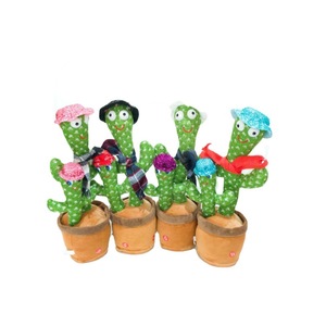 Tiktok Juguetes peluche USB charge danse cactus jouet 120 chansons chantant parler - Product Image 2