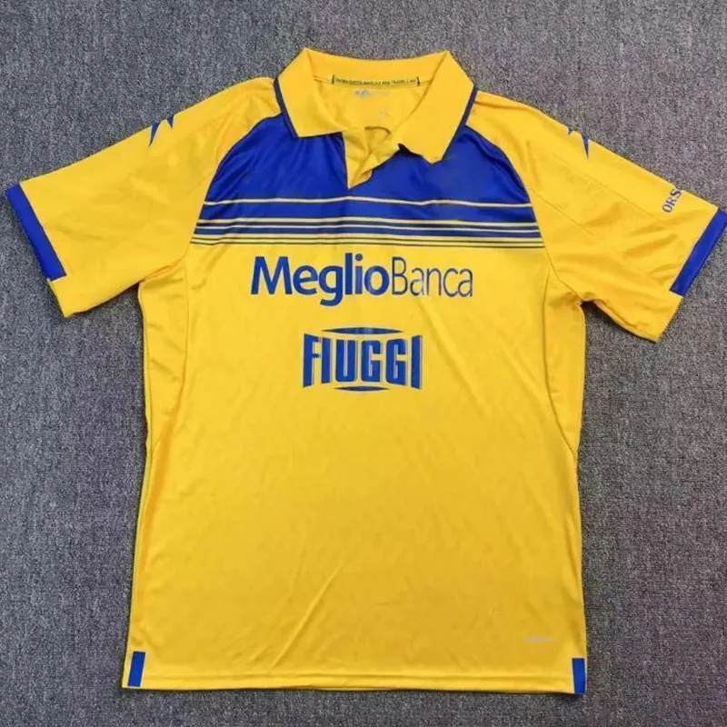 Camiseta de fútbol personalizada Oem transpirable uniforme deportivo hombres camiseta de fútbol Frosinone Abbigliamento Da Maglie Calcio