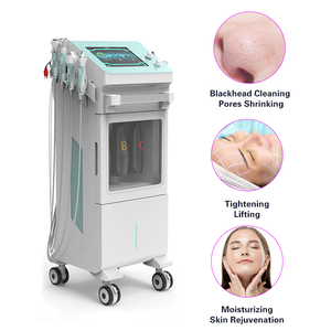 Appareil de nettoyage du <span class=keywords><strong>visage</strong></span> 9 en 1 Hydra Aqua Facial, dermabrasion, nettoyage de la peau, machine à oxygène, jet facial, aspirateur de points noirs, <span class=keywords><strong>brosse</strong></span> de nettoyage du <span class=keywords><strong>visage</strong></span> - Product Image 2