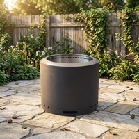 Vente en gros de nouveaux produits : Poêle à bois portable sans fumée pour pique-nique, foyer extérieur pour barbecue