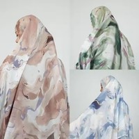 Vente chaude Marbre Ombre Imprimer Ombre Viscose Modal Hijab Art Design Dégradé Couleur Long Châle Écharpe Femmes Musulmanes Hijab