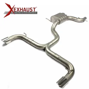 For VW Volkswagen Scirocco Golf 6 VI GTI MK6 2.0T catback exhaust pipes exhaust tip valvetronic exhaust muffler downpipe