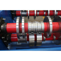 Machine de traitement de tôles métalliques entièrement automatique à double profil 1025, vitesse 12-13 m/min, épaisseur 0,7-1,2 mm, formage de bobines de 1250 mm