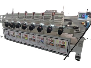 Machine à broder industrielle automatique à grande vitesse MYSEW <span class=keywords><strong>MFGS</strong></span> 1208, multi-têtes, 12 aiguilles, 8 têtes, informatisée - Product Image 4