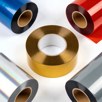 Ruban de transfert thermique en résine de cire 33mm*300m/450m TTO compatible pour l'impression par sublimation et le codage