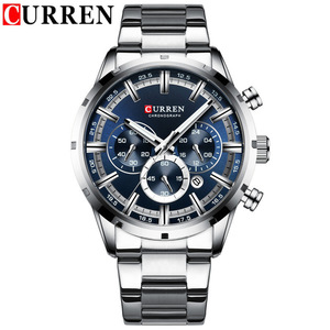 CURREN <span class=keywords><strong>orologi</strong></span> 8355 uomini Relogio Masculino moda <span class=keywords><strong>uomo</strong></span> con in acciaio inox Top Brand <span class=keywords><strong>di</strong></span> lusso sport cronografo orologio al quarzo - Product Image 5