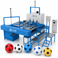Fabricant de machines de moulage rotatif pour la production automatique de ballons de football en PVC gonflables