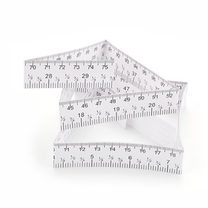 Cinta Métrica Wentai de 1.5 Metros, Regla de Papel Métrica e Imperial, Herramienta de Medición de Altura de Polipropileno Blanco - Product Image 3