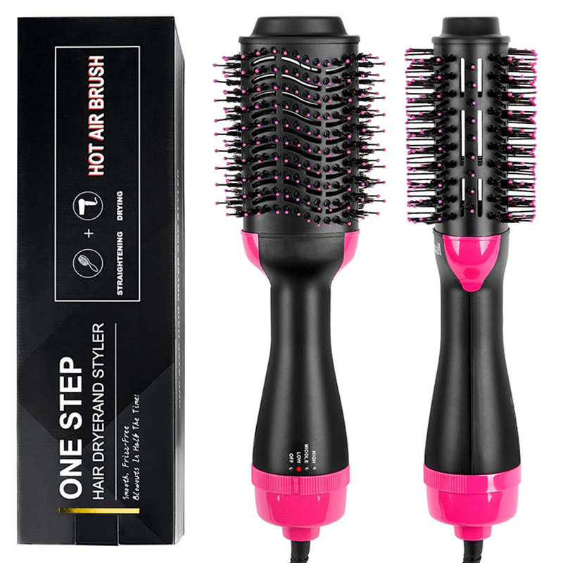 Top Hair Dryer Brush Hot Air Brush Hair Dryer Volumizer 4 in 1 Multifunctional Negative Ions Hair Blow Dryer Straightener Brush