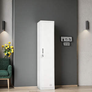 Armario <span class=keywords><strong>de</strong></span> Acero Independiente con Cerradura <span class=keywords><strong>para</strong></span> Almacenamiento <span class=keywords><strong>de</strong></span> Artículos Personales, <span class=keywords><strong>para</strong></span> Escuela, Maestros, Oficina, Apartamento, Dormitorio - Product Image 1