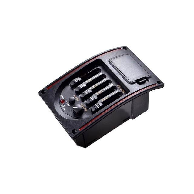 5-Band Preamp EQ Acoustic Guitar PS500 Tuner Piezo Equalizer System Pickup Sets ,OEM Wholesale EQ