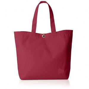 Grand sac fourre-tout en toile robuste de 12 oz, couleur bordeaux, pour femme - Product Image 1