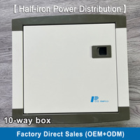 Boîtier de distribution monophasé Ruipein semi-plastique 6, 8 ou 10 voies pour usage intérieur 125A 230/400V 10 prises IP20