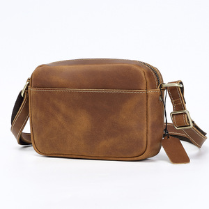 Nuova Borsa a Tracolla in <span class=keywords><strong>Pelle</strong></span> da <span class=keywords><strong>Uomo</strong></span> 2026, Stile Vintage Casual, Impermeabile e Antifurto con Logo Personalizzato - Product Image 6
