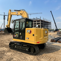 Excavadora de cadenas de 7 toneladas Top Brand 307, cucharón de 0.33m, potencia de 36kW, máquina de construcción de alto rendimiento y fiable.