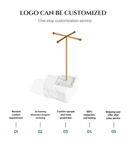 Phổ biến Cửa hàng đồ trang sức vàng và bạc trang sức hiển thị đứng Vòng cổ bông tai đồ trang trí chủ cho cửa hàng triển lãm - Product Image 6