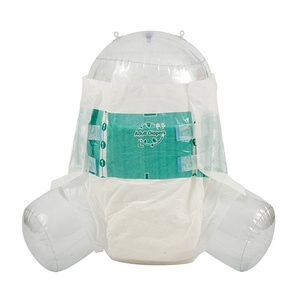 Nuevos pañales desechables de súper absorción Premium para adultos, tela suave no tejida con función impresa en fardos - Product Image 2