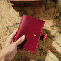 Expédition rapide portefeuille de passeport en cuir de vachette couverture de billet d'avion voyage porte-carte de crédit cadeau de voyageur Wanderlust