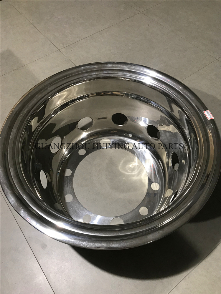 Huiyingオートトラックハブキャップステンレススチールホイール
