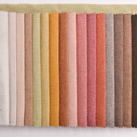 100% Polyester tissé tissu maison textile rembourrage canapé tissu lin type tissu produits rembourrage pour salon canapé chaise