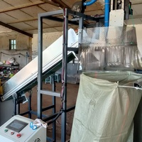 Machine d'extrusion profilée à vis simple Huixinda pour emballage en sacs maillés de fruits (goyave, mangue) en LDPE/PE, haute efficacité, moteur PLC, 38CrMoALA
