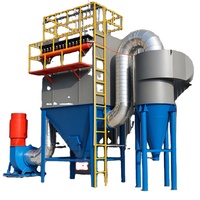 Purificateurs d'air industriels pour la protection de l'environnement, sans entretien, pour produits minéraux, avec cartouche filtrante cyclonique et machine cyclonique