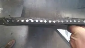 Sabuk konveyor ember lift karet kabel baja kain