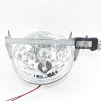 Lucas 700 Headlight 7\" INCH 12V Conversion H4 Halogen Lamp 3 Pin Holder LED Xenon with Glass and Plastic Material