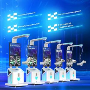 เครื่องจำลองการยิงปืน <span class=keywords><strong>VR</strong></span> แบบหยอดเหรียญ ไม่มีคนดูแล ใช้ในร่ม พร้อมระบบสแกนคิวอาร์โค้ดโลหะ สำหรับประสบการณ์การยิงปืนด้วยตนเอง อุปกรณ์ MR - Product Image 4