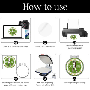 Accesorios de Golf Sublimables al por Mayor, Artículos de Golf Personalizables para Empresas, Accesorios de Golf Personalizados con Transferencia de Calor - Product Image 6