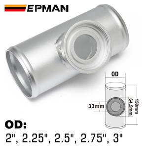 ADDCO EPMAN 2 "2.25" 2.5 "2.75" <span class=keywords><strong>3</strong></span> "Alüminyum Gümüş Buzlu Turbo Tahliye Valfi Flanşı 150mm Boru Borusu SQV EP-BOV01FP için - Product Image 1