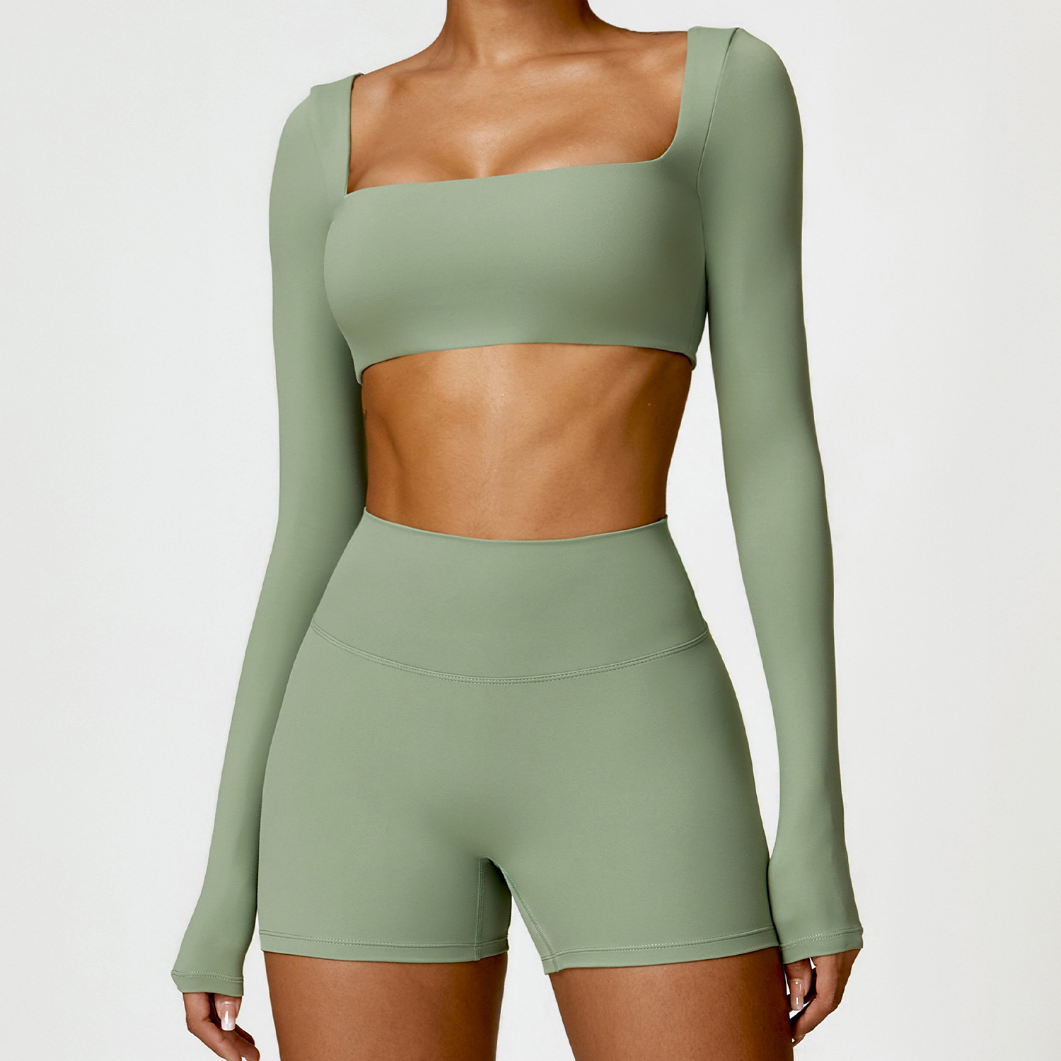 Green long sleeves