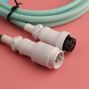 <span class=keywords><strong>Double</strong></span> paracord nylon gx16 câble <span class=keywords><strong>femelle</strong></span> d'aviation 5 broches 4 broches câble vidéo d'aviation <span class=keywords><strong>usb</strong></span> c câble de clavier d'aviation - Product Image 6