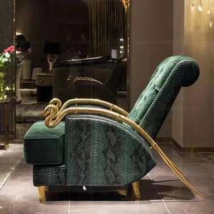 <span class=keywords><strong>Canapé</strong></span>-lit en cuir ou en tissu de luxe italien, <span class=keywords><strong>fauteuil</strong></span> moderne design tendance, <span class=keywords><strong>fauteuil</strong></span> serpent pour l'ameublement de la maison - Product Image 3