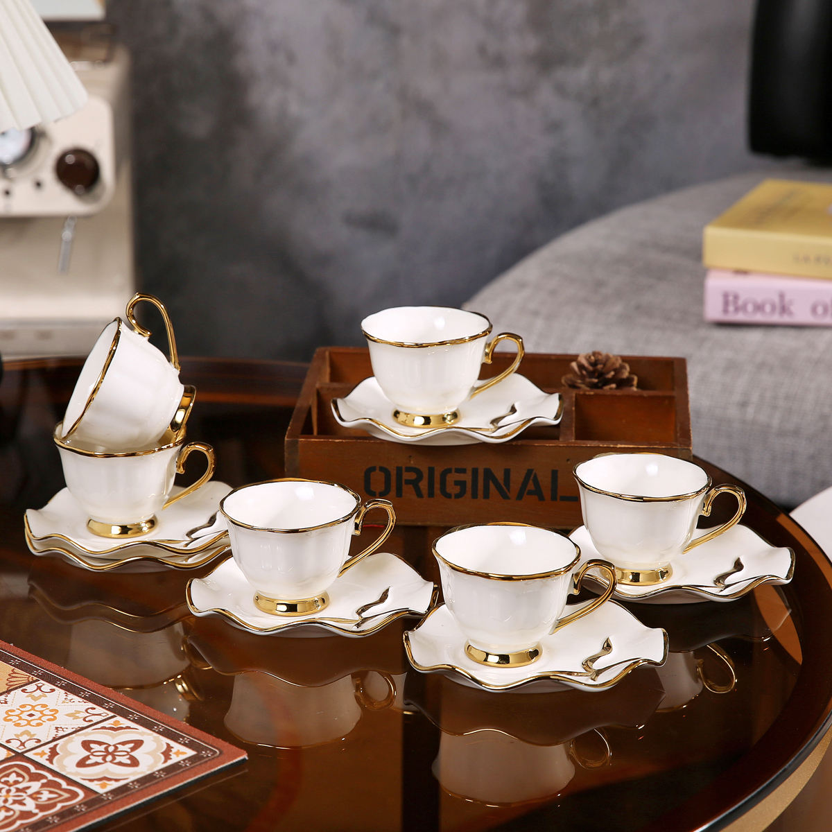 White Tea Cup High Quality Bone China Set 150-250ml