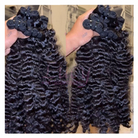 Extensions de cheveux ondulés cambodgiens 100% bruts non traités, mèches de cheveux humains avec couleur naturelle, produits capillaires de haute qualité